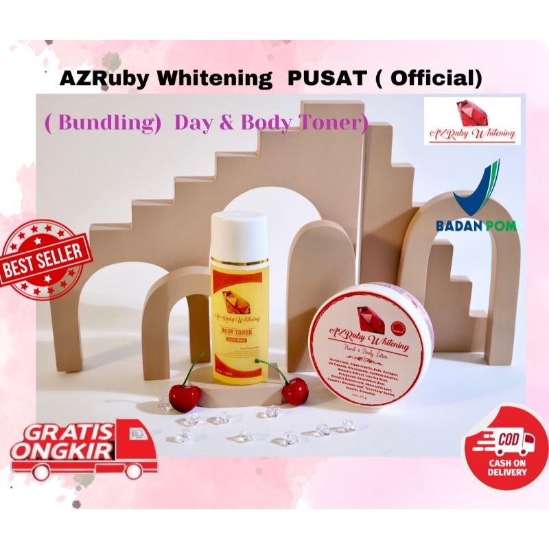 (Free Body Toner) Paket AZRuby Whitening