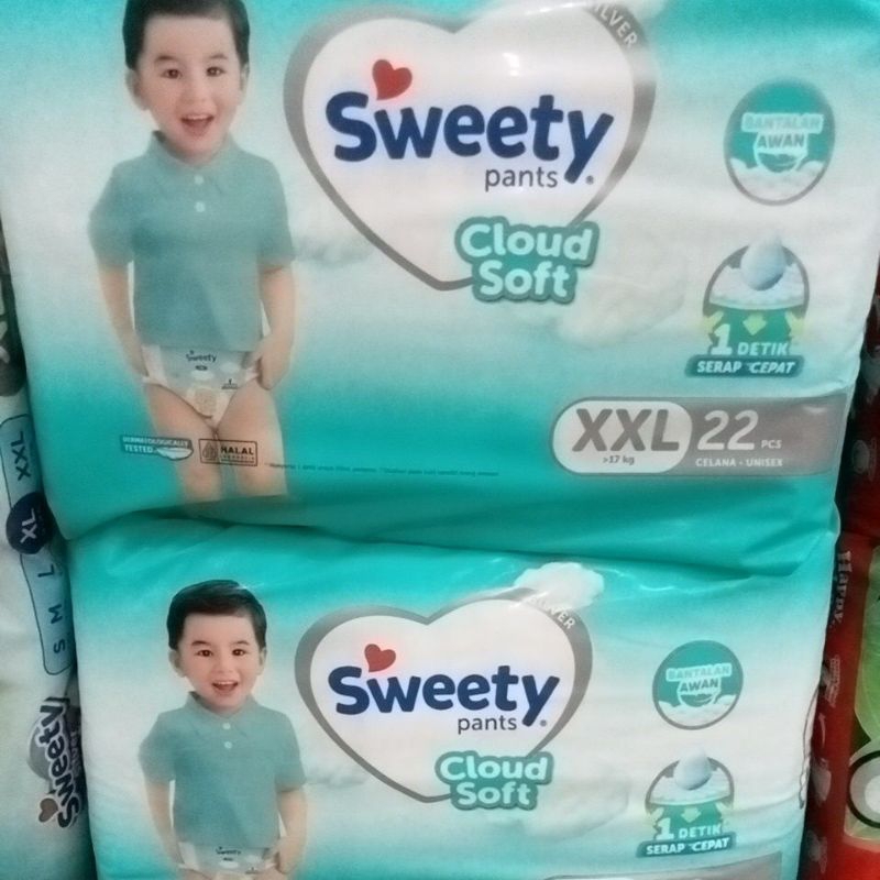 SWEETY SILVER PANTS XXL-22