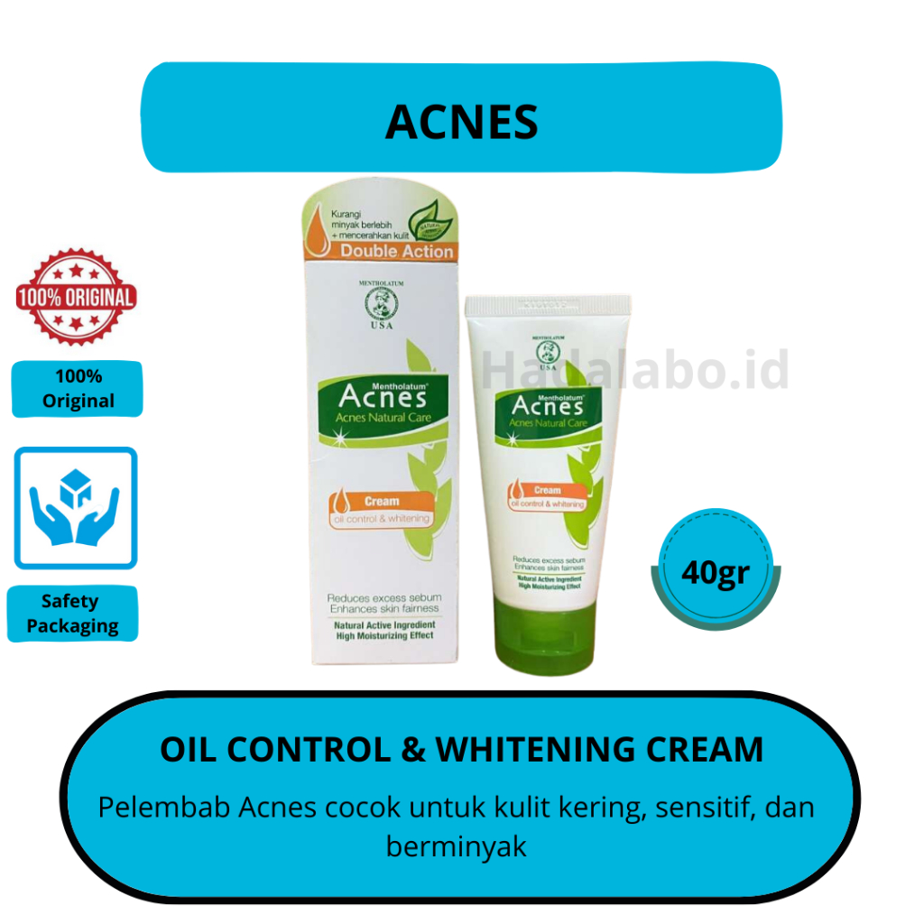 Acnes White & Oil Control Moist 40gr