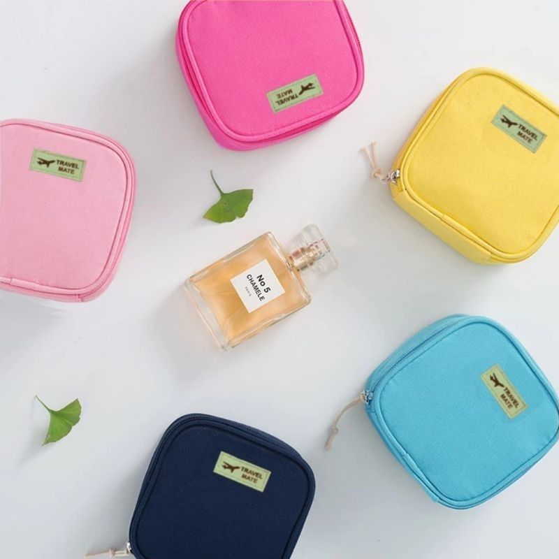 [BISA COD] POUCH MAKEUP | TRAVEL MATE | MINI SIZE