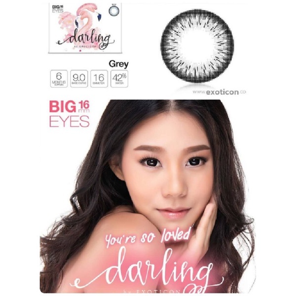 Softlens Darling Grey Normal Dan Minus