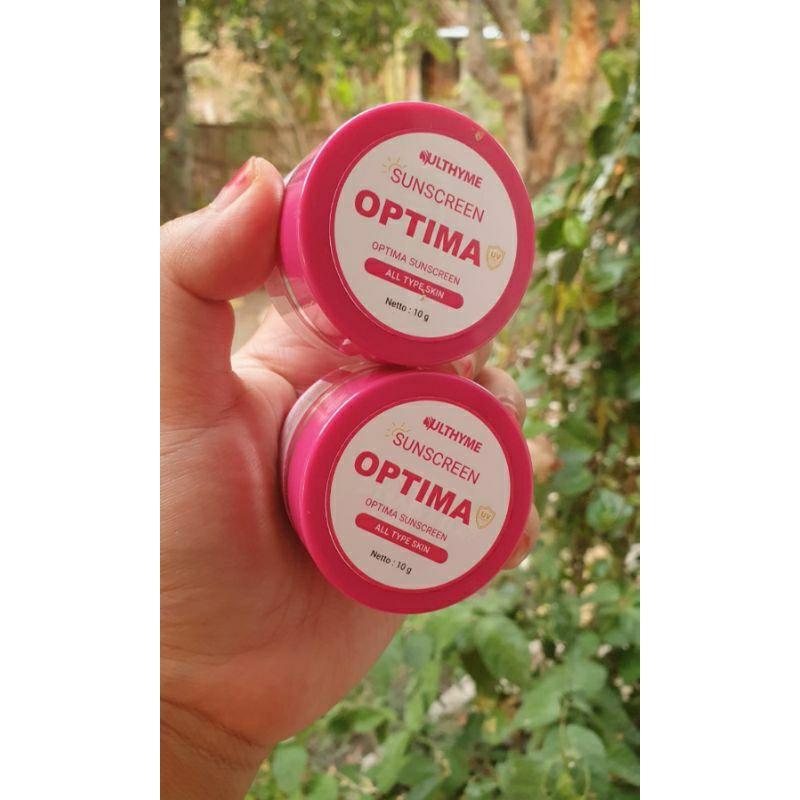 Suncreen Optima ulthyme | Suncreen Untuk Semua Jenis Kulit
