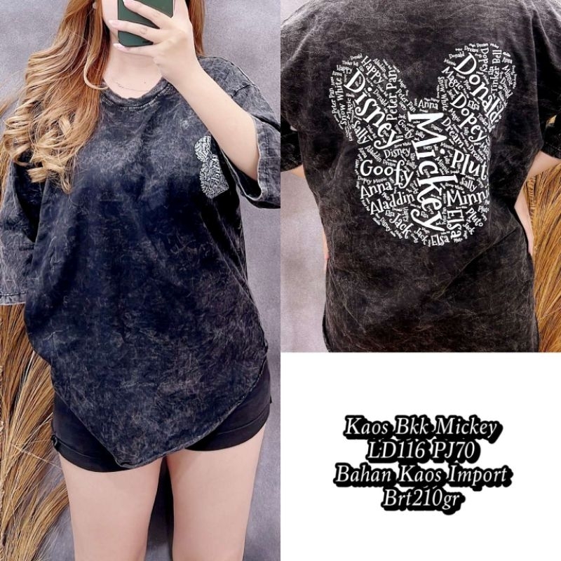 Kaos Bkk MickeyOversized Super Comfy