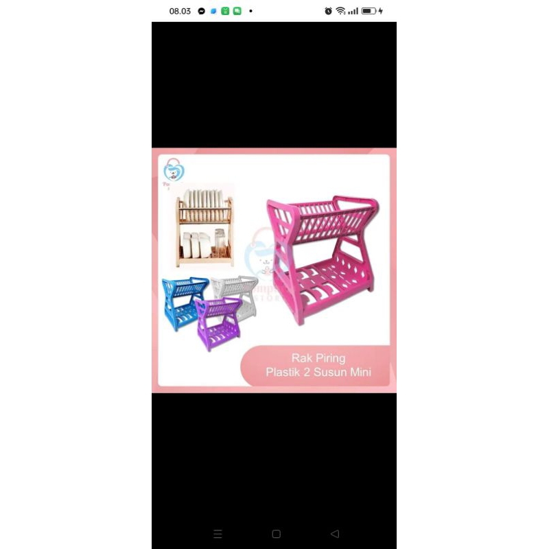 RAK PIRING PLASTIK MURAH