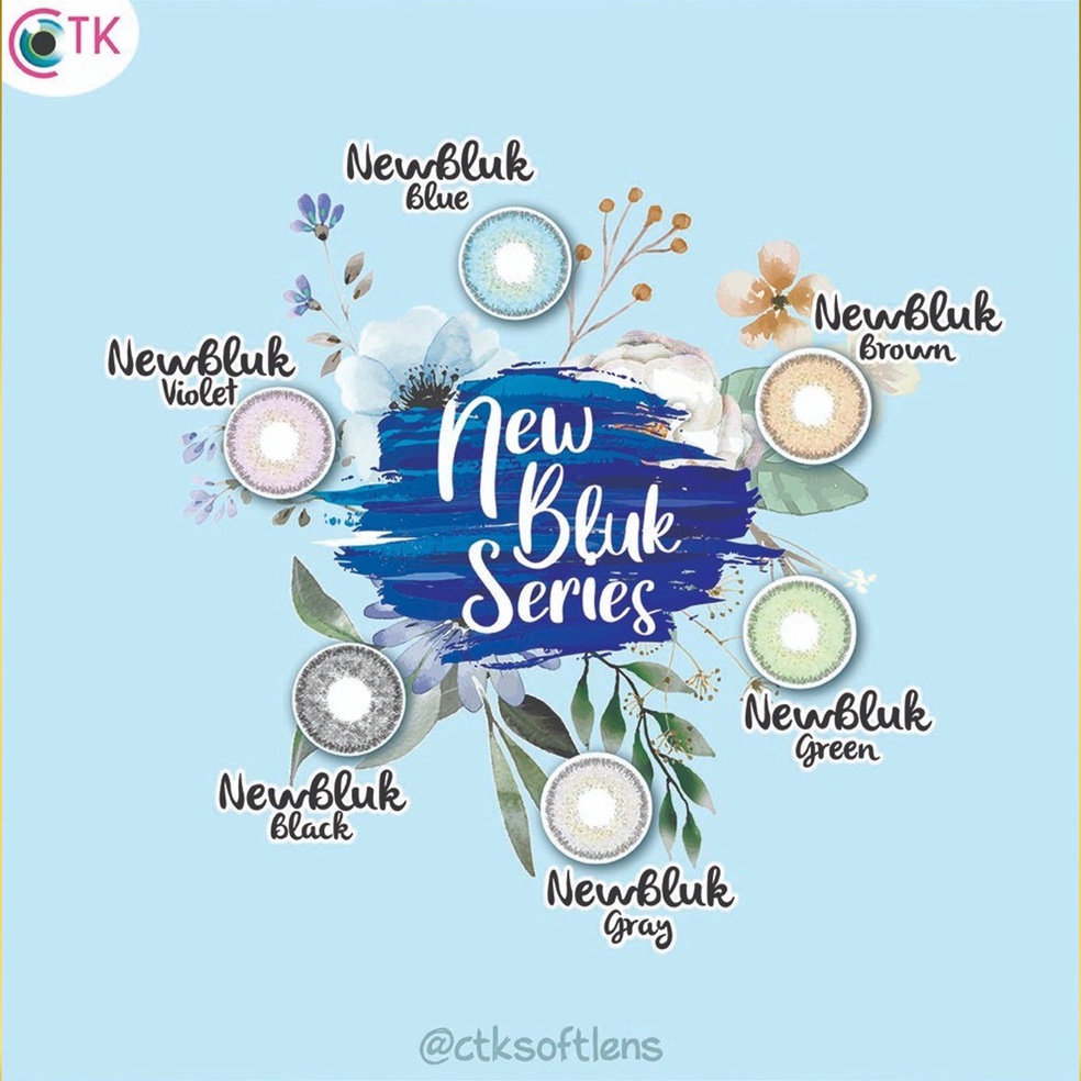 LANGSUNG ATC {BISA COD} SOFTLENS NEWBLUK BY CTK (NORMAL)