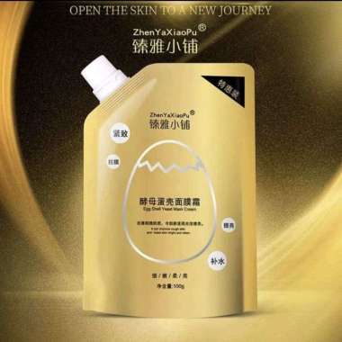 6 Masker Egg Shell Yeast Mask Original