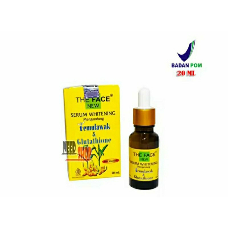 serum temulawak the face