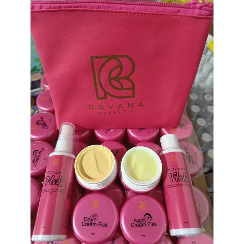 Paket Basic Ravana Flek/Acne (4 item) + Moisturizer Ravana