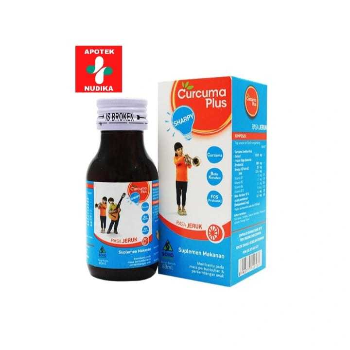 CURCUMA PLUS SHARPY SYRUP 60ML RASA JERUK