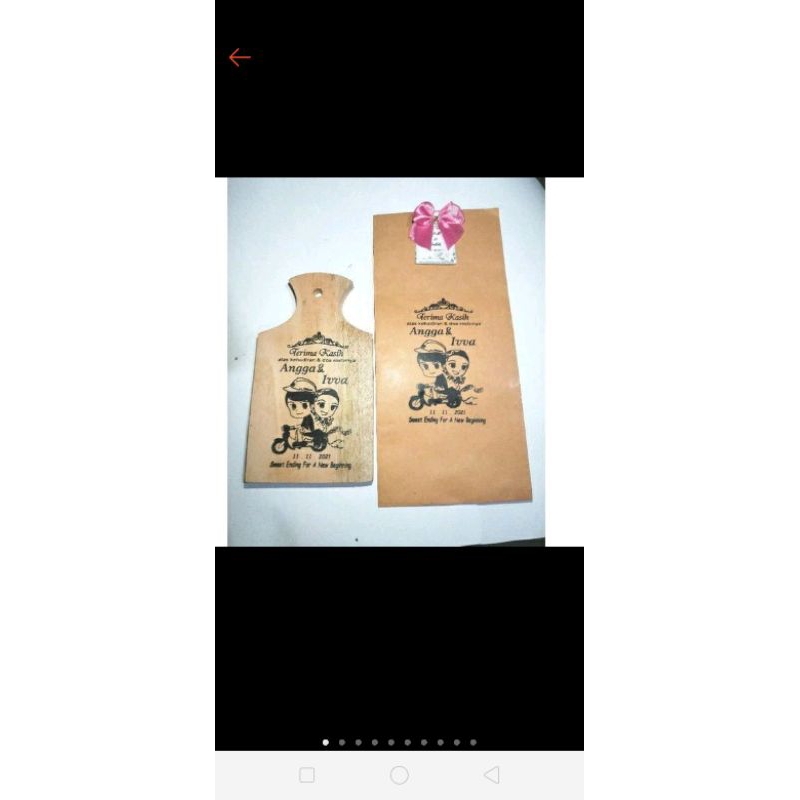 talenan plus amplop souvenir