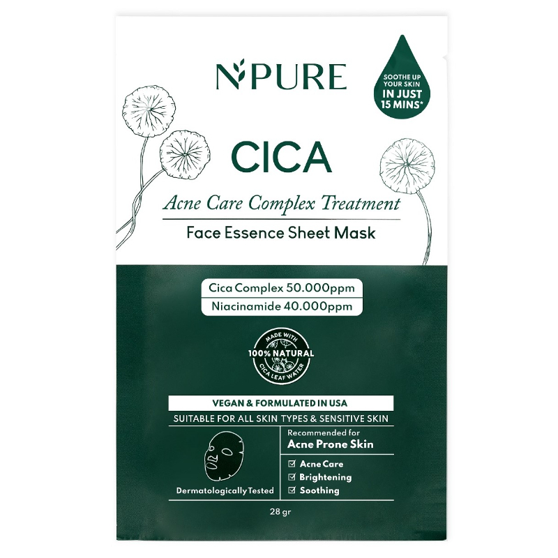 Npure Cica Sheet Mask 28gr