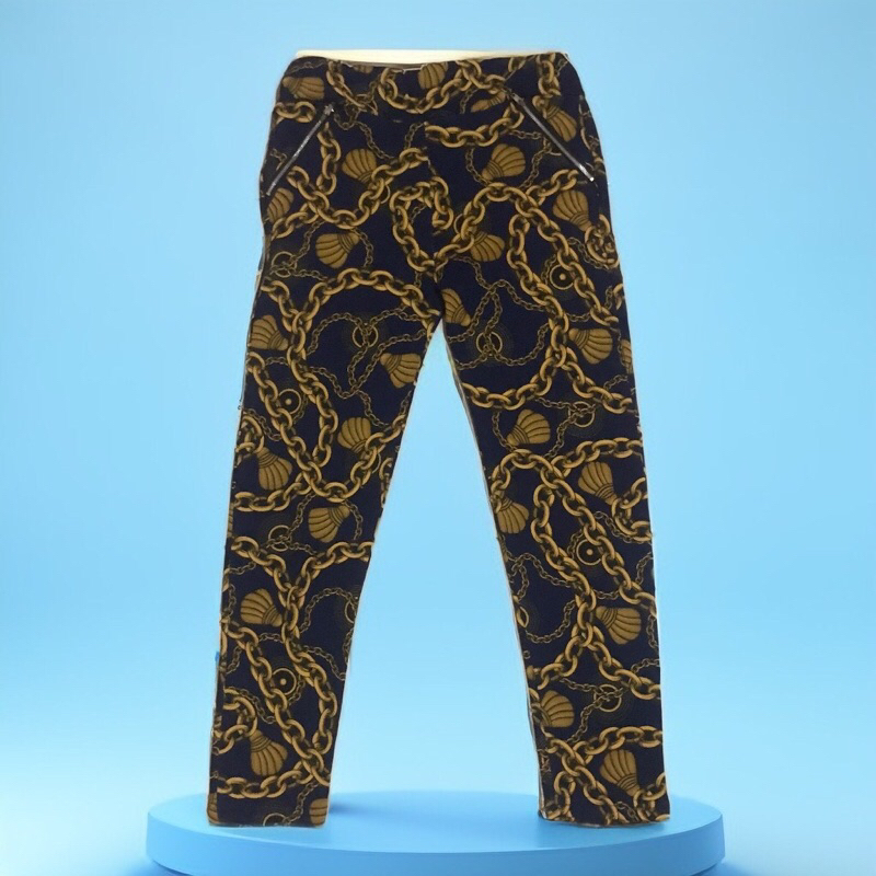 Celana jins cewek / bermotif bunga bunga