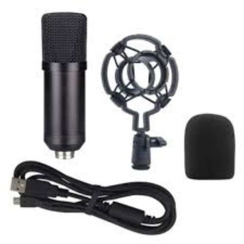 Usb Condenser Microphone Studio Recording Mic Live