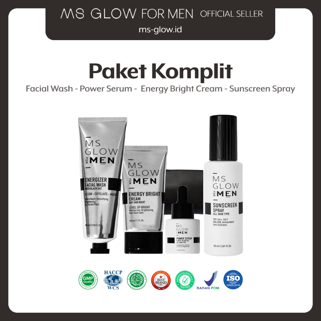 PAKET MSGLOW MEN KOMPLIT