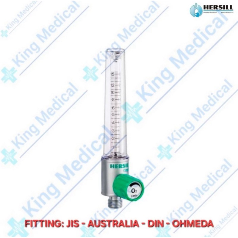 Hersill Oxyll Flow Meter JIS/AUSTRALIA/DIN/OHMEDA