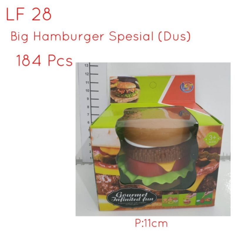 MAINAN BURGER ROTI SUSUN