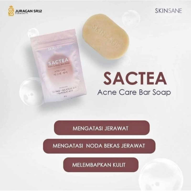 Sactea Face&Body Bar Soap SKINSANE