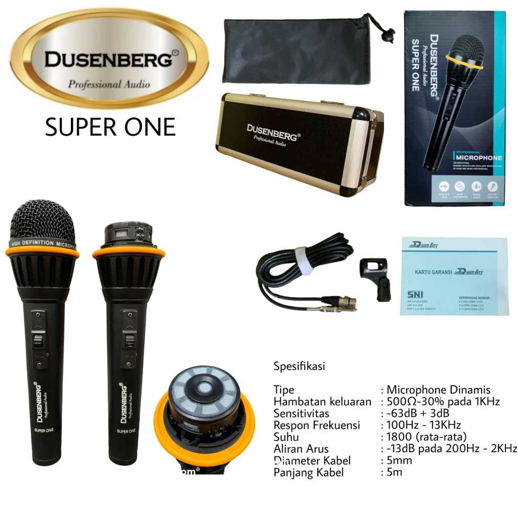 Mic Kabel Dusenberg Super One / Dusenberg SUPERONE Dynamic Original