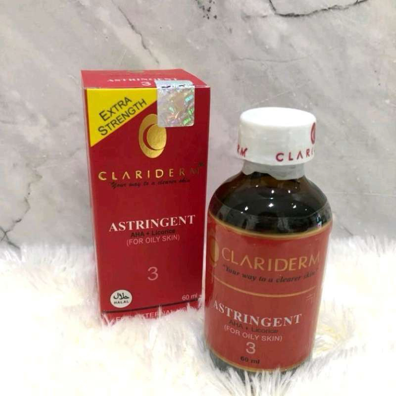(BISA COD) Toner clariderm 60 ML