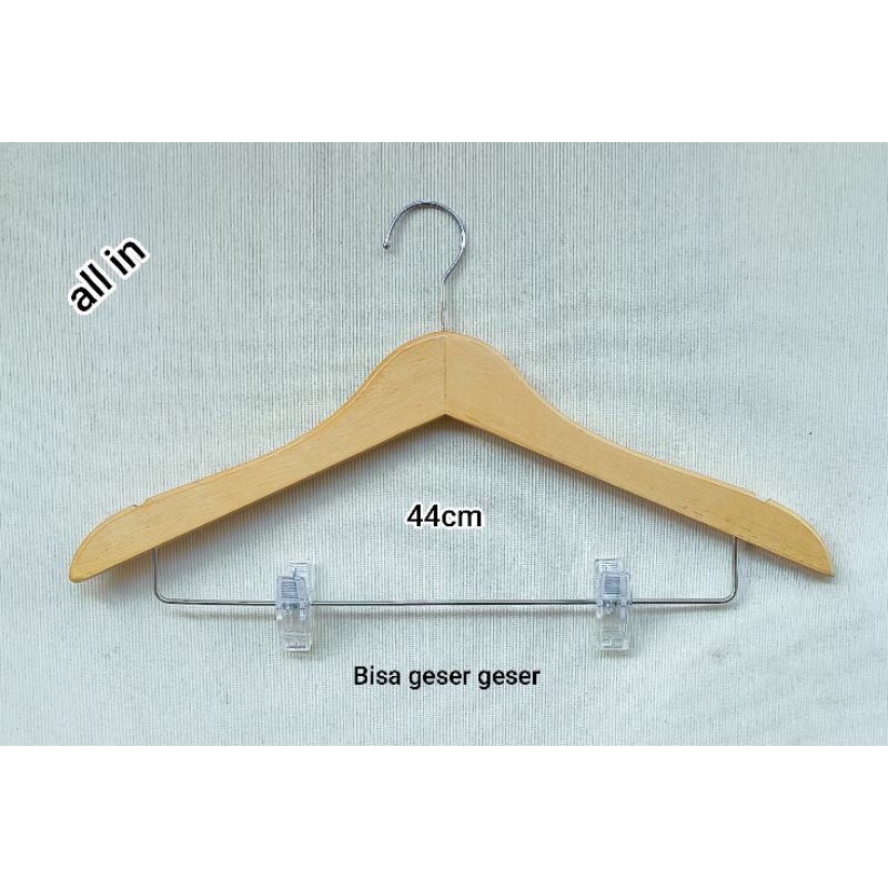 hanger baju jepit 44cm