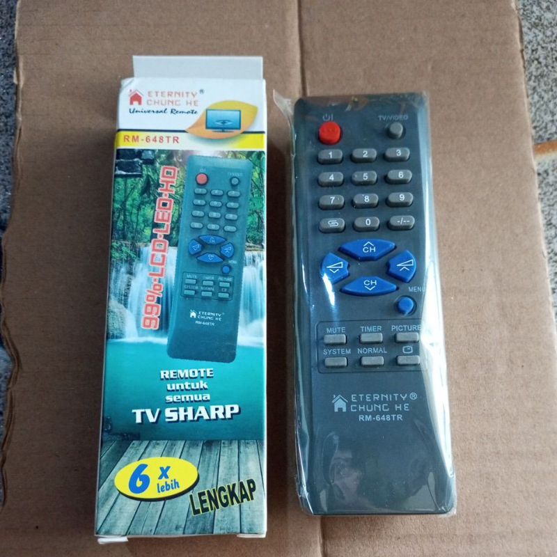 remote untuk tv merk sharp