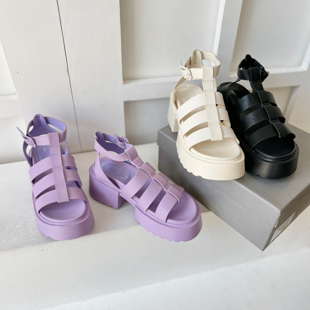 C*K SEPATU GLADIATOR PLATFORM SANDALS 01438