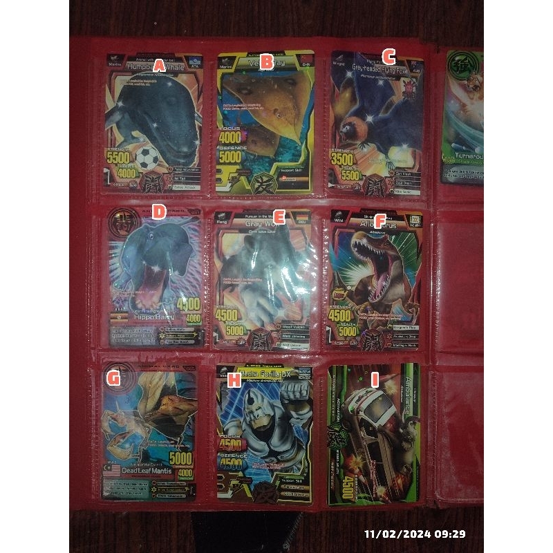Animal kaiser card (secondhand)