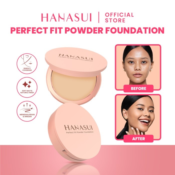 HANASUI - PERFECT FIT POWDER FOUNDATION / BEDAK PADAT