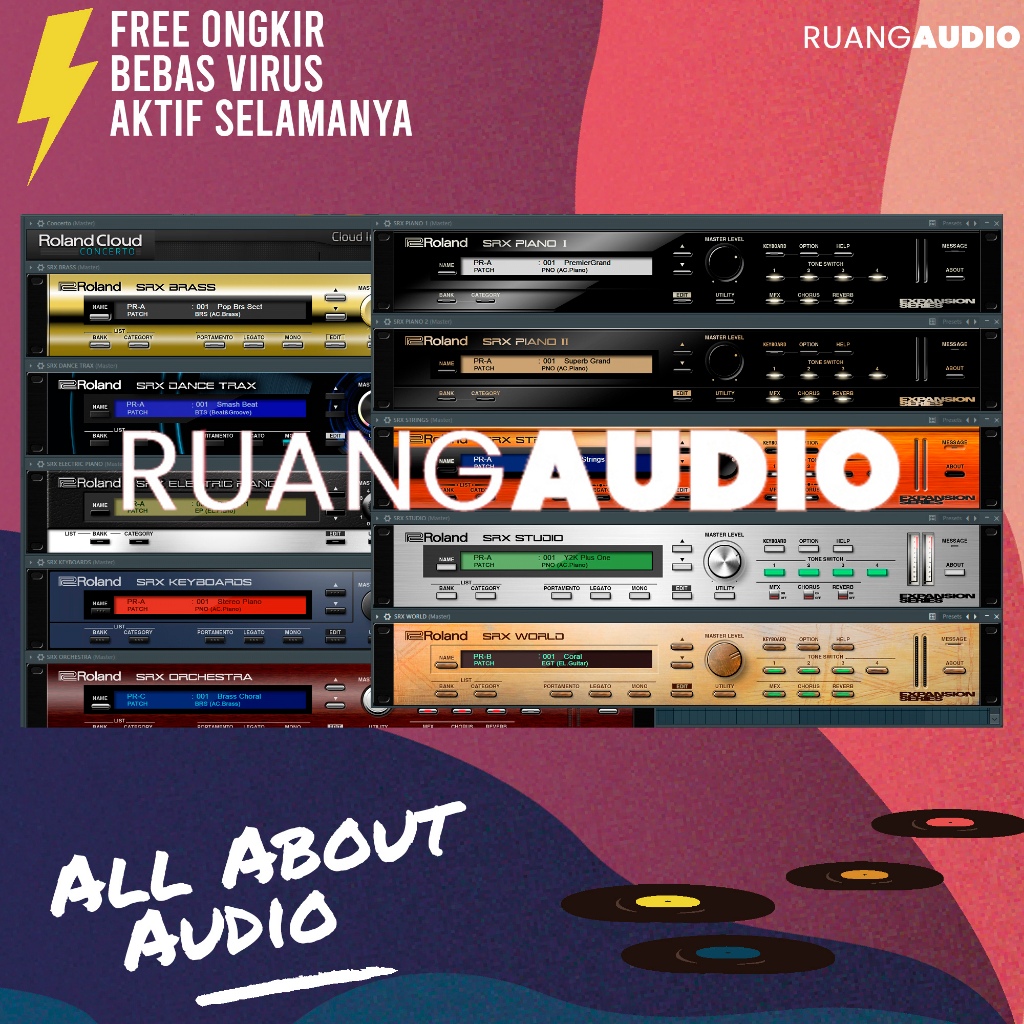 Plugins Roland SRX Romplers Bundle 2021.6 WIN/MAC( Full Activated )