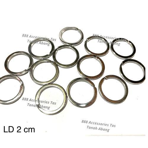 Ring Gantungan Kunci Double Ring