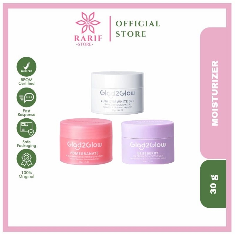 GLAD2GLOW Moisturizer Series
