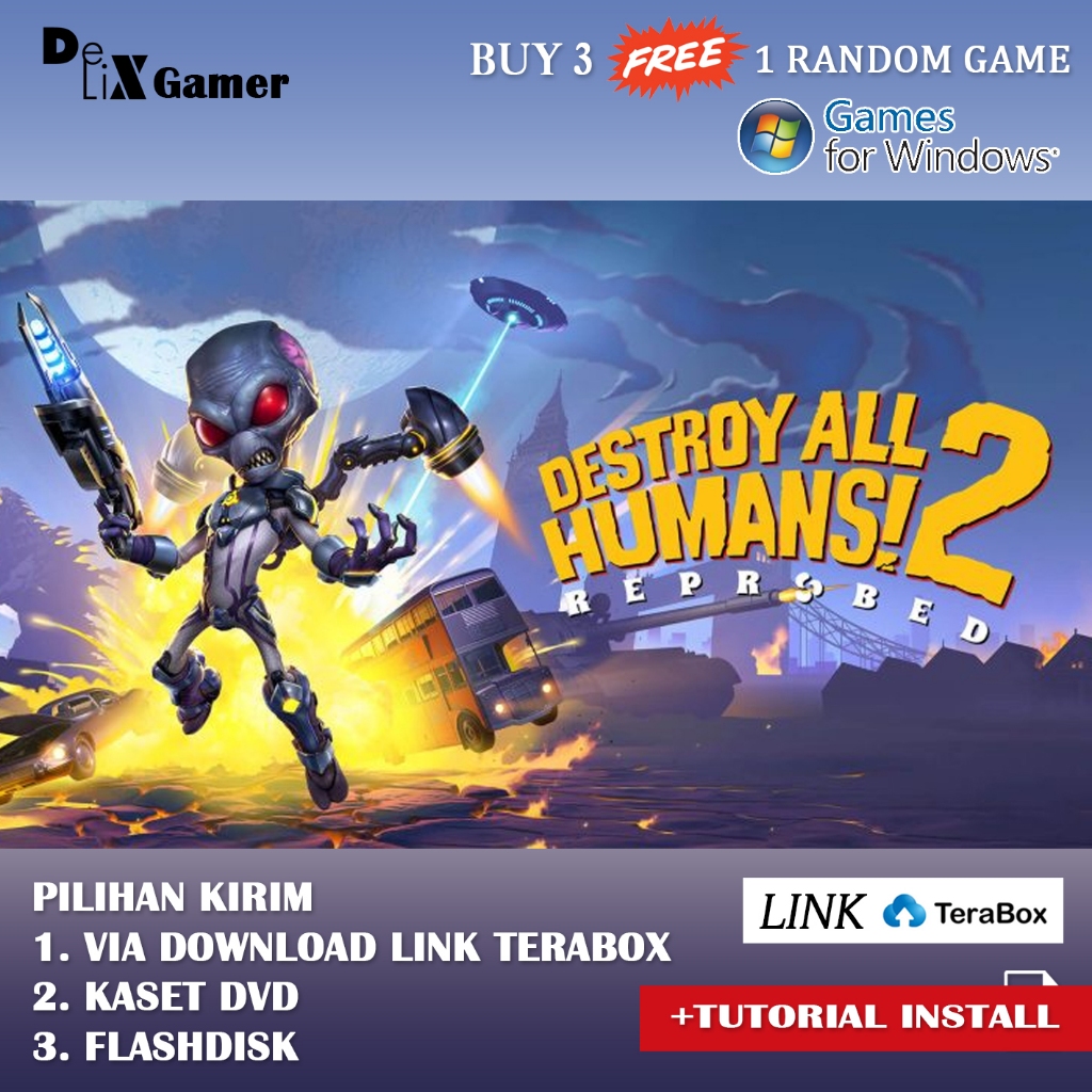 DESTROY ALL HUMANS 2 PC GAME
