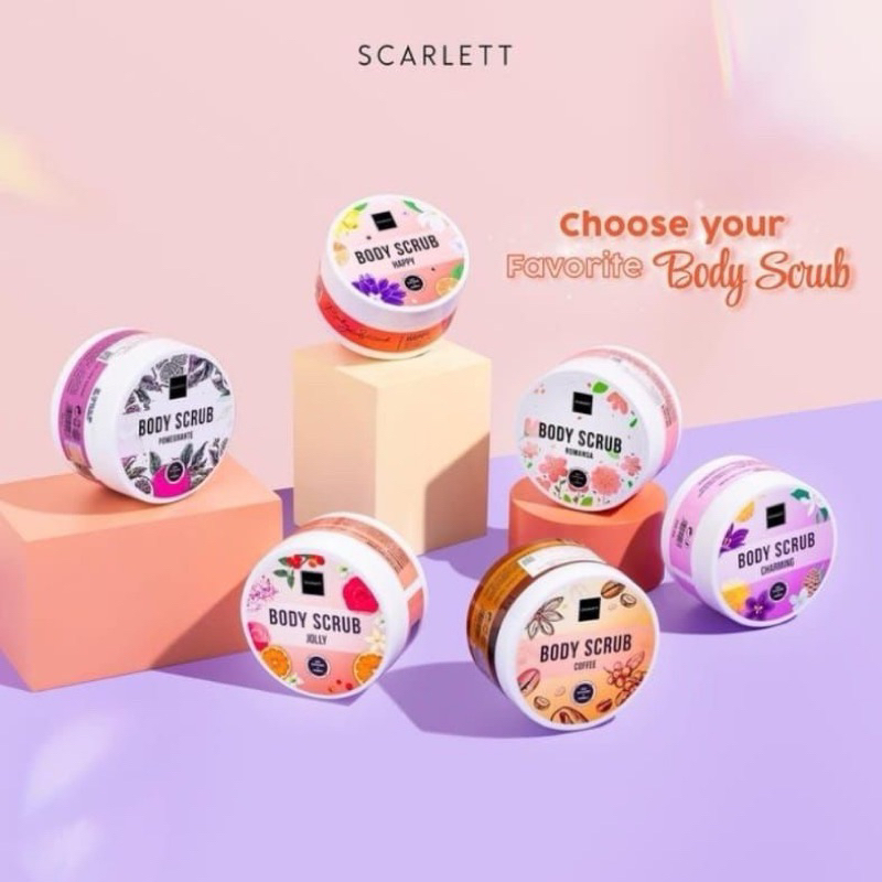 Body scrub scarlet