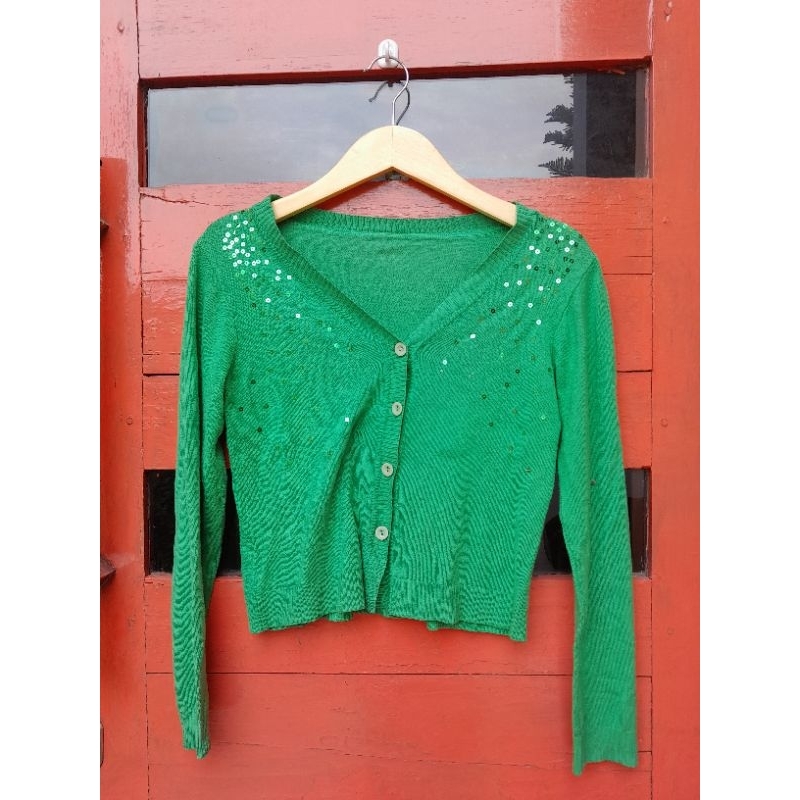Cardigan Hijau