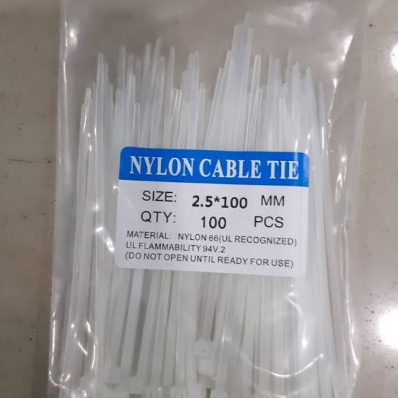 Cable ties 2.5x100mm