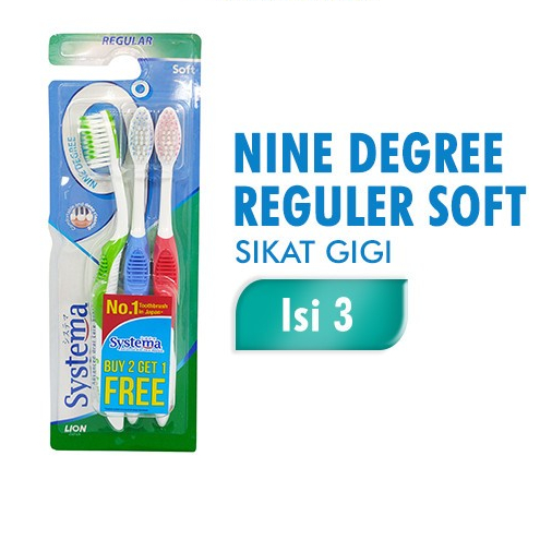 Systema Toothbrush 9 Degree Reguler 3S