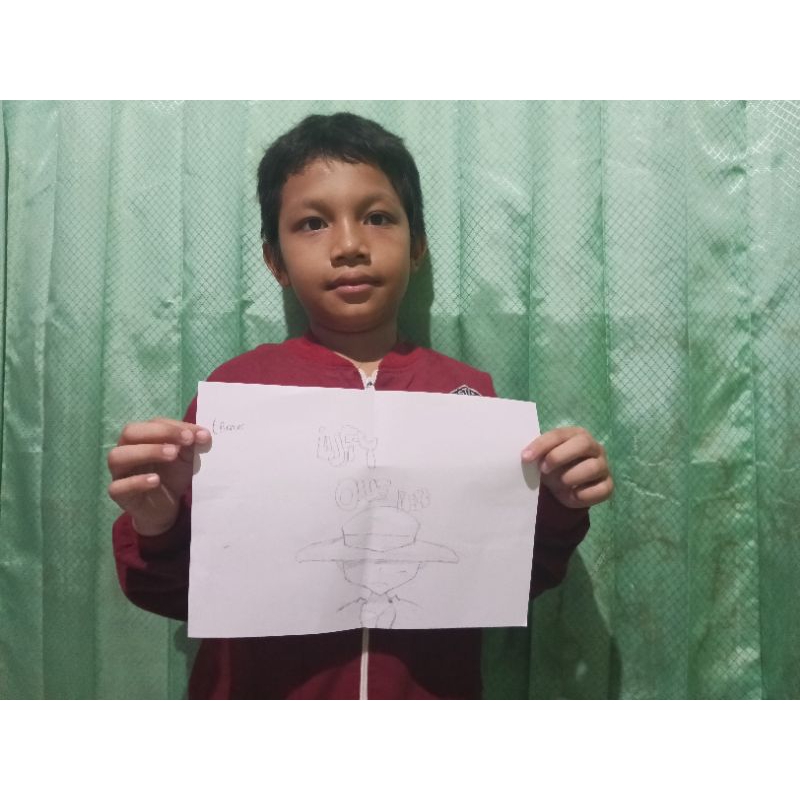 Sketsa Luffy One Piece