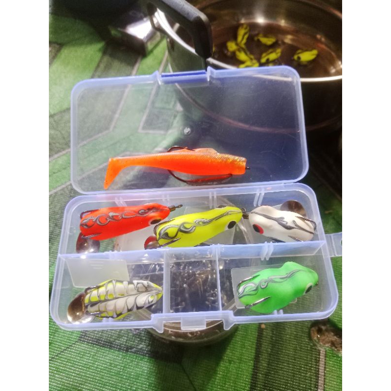 paket hemat umpan casting bonus box lure mini