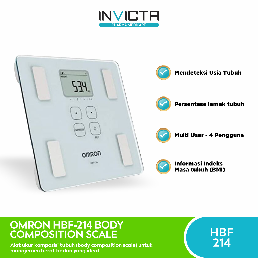 Omron Karada Scan Body Composition Scale - HBF 214