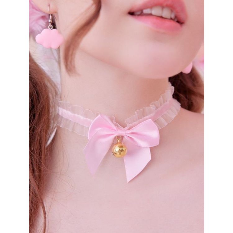 Bow & Bell decor choker