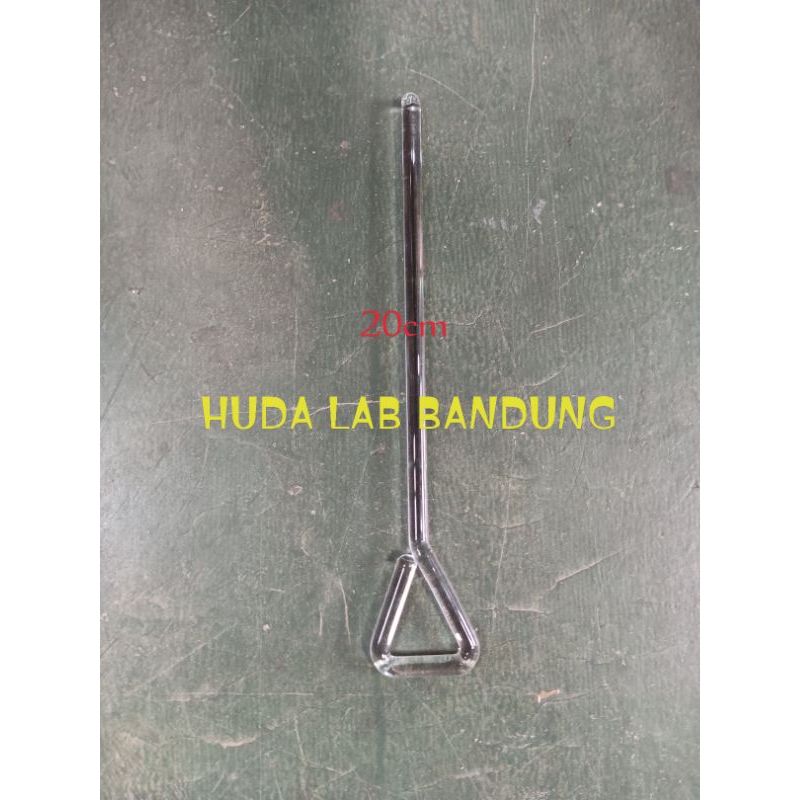 batang pengaduk segitiga 20cm