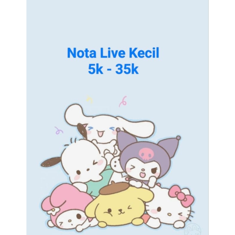 Nota Live Kecil