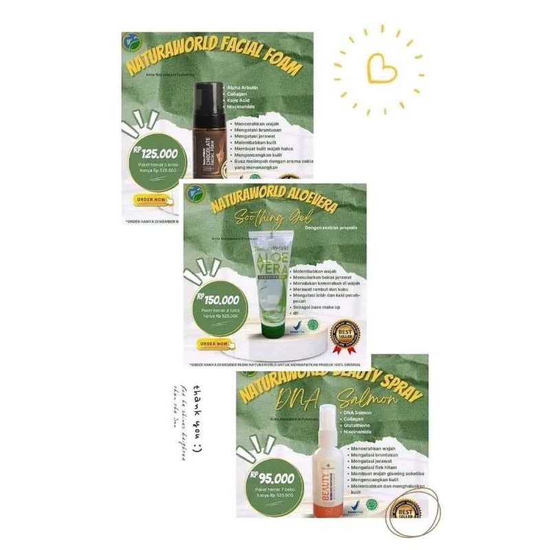 1 paket glowing