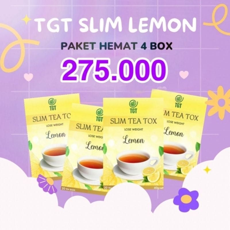 TGT Slim Lemon 4 Box