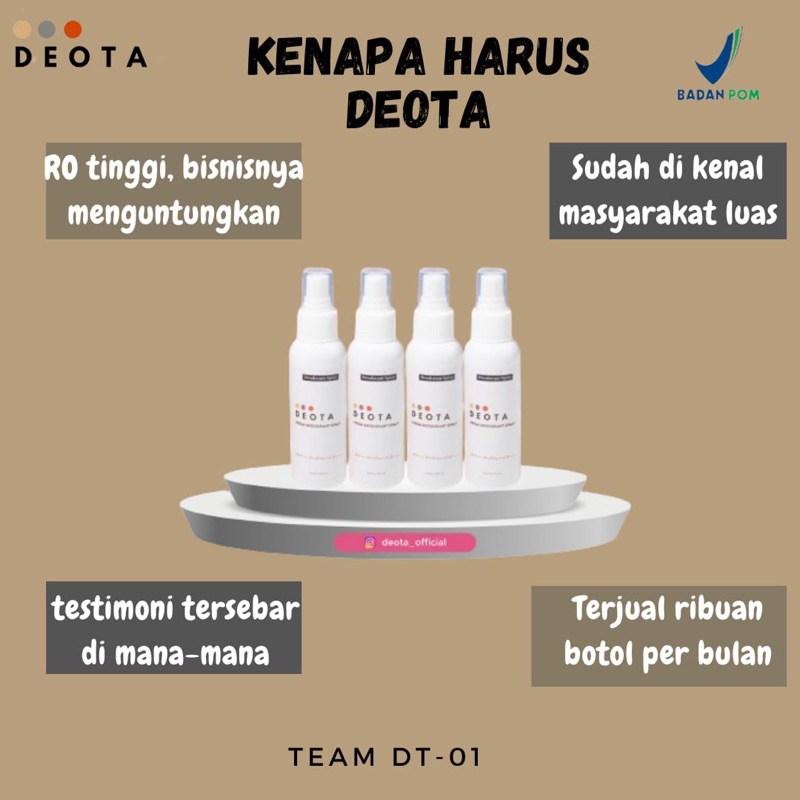paket hemat 3 Botol deota