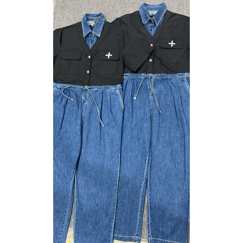 Jumpsuit lengan pendek