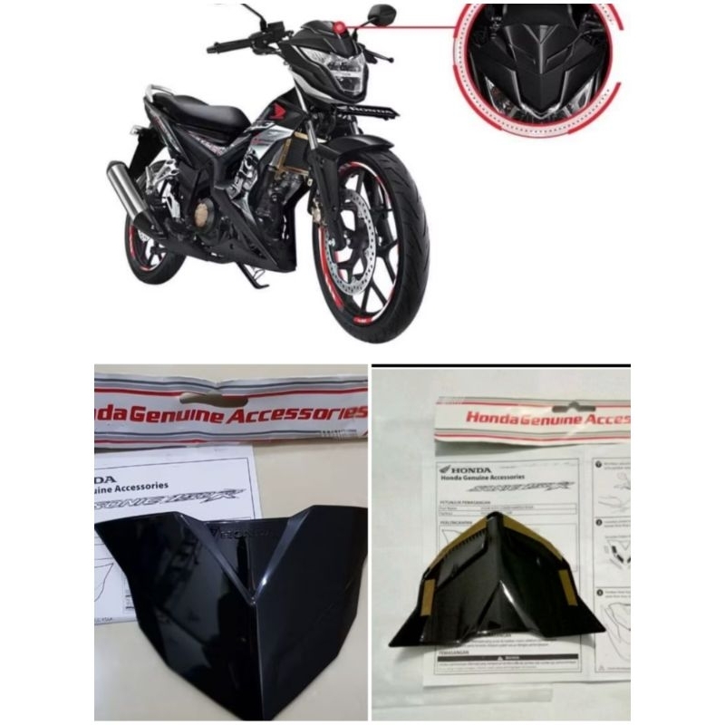 Visor Windshield Sonic 150R 150 R LED