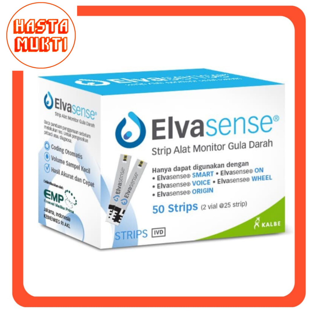 Elvasense Strip Gula Darah ON /SMART