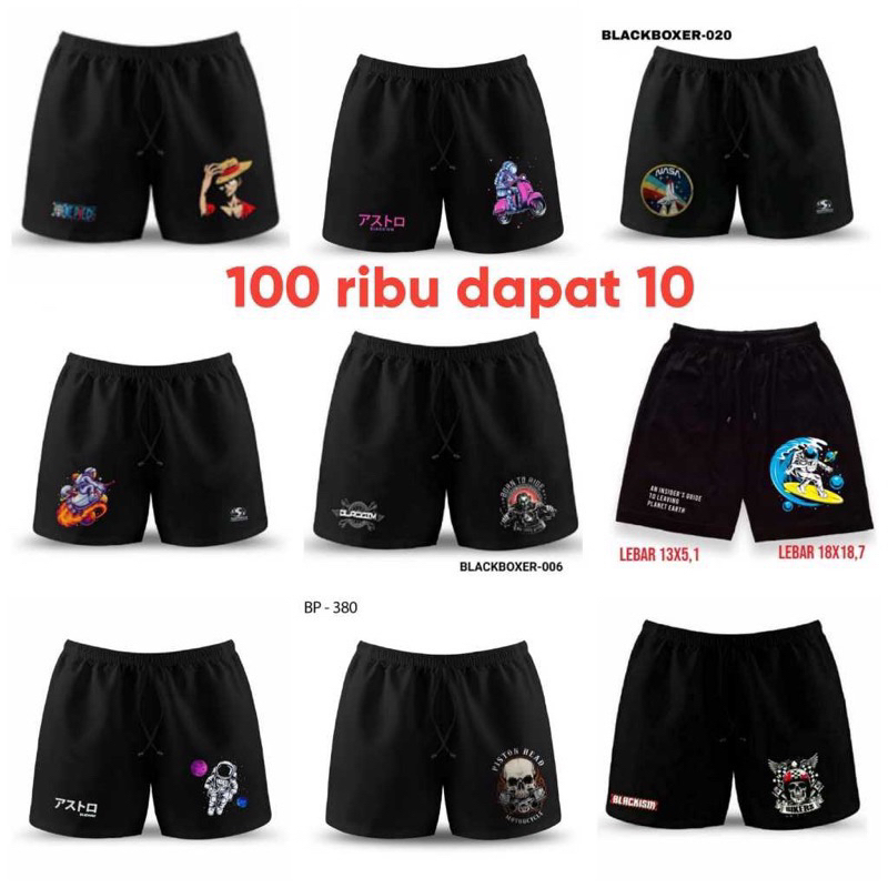 celana boxer 100rb dpt 10 random