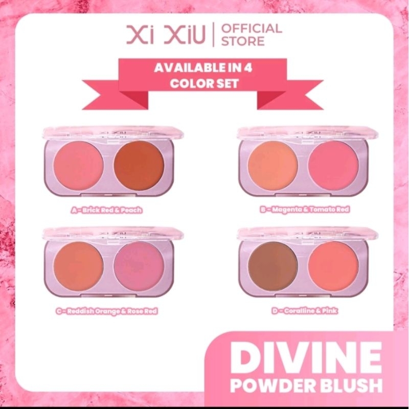 Xi Xiu Divane Powder Blush 2in1